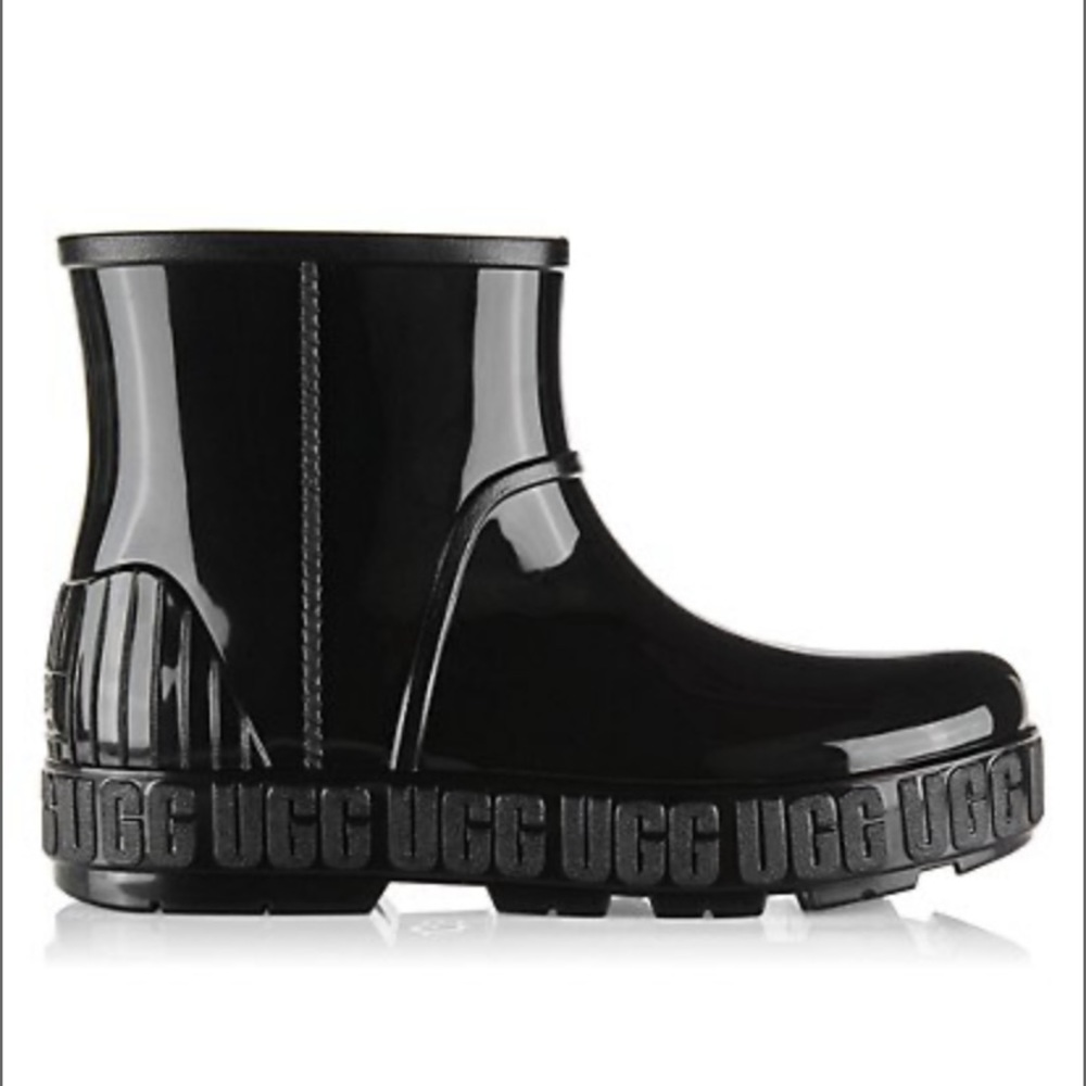 UGG Drizlita Ankle Rain Boots, Size 8 USA, New with stickers